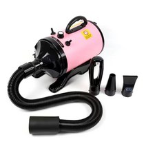 애견 에어탱크 헤어드라이어무단변속드라이어, 핑크