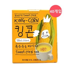 든든한 옥수수 콘차 킹콘40스틱 탕비용품 먹기편한, 1, 본상품선택