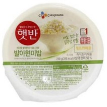 CJ 햇반 즉석 발아 현미밥 210g, 10개