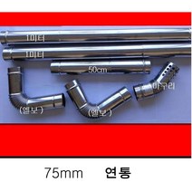 75mm 스텐 연통/화목난로/펠렛난로/캠피용난로, 불티캡