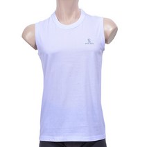 (폴밋)국내 생산 고급 원면30수 남성 머슬 면 티셔츠, 그레이:90