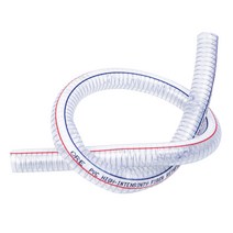 PVC 주름관 와이어 엑셀파이프 호스 배관, 내경 28mm 두께 3mm (1M 당)