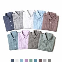 시원한 린넨라이크 롤업셔츠 여름셔츠 9color남자셔츠 남자남방 화이트셔츠 슬림핏셔츠 슬림핏남방 여름셔츠 린넨셔츠 롤업셔츠