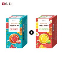 담터 프룻허니티 유자 허니 캐모마일 20T+자몽 허니 블랙티 20T, 20개