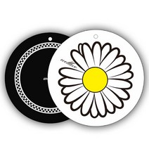 실리콘 100% 인덕션 보호매트, 1set, 체스블랙+데이지