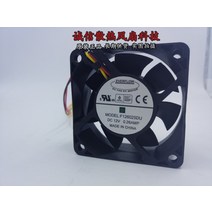 Everflow f126025du 서버 냉각 팬 dc 12v 0 26a 60x60x25mm 3선식, 없음, 검은색