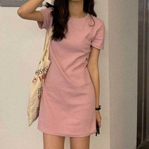 ETM930154미니 원피스 여자 파스텔톤 캐주얼 스타일 데이트룩