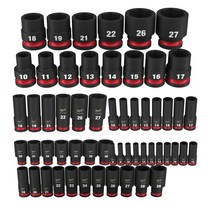 밀워키 임팩트 소켓 세트 SHOCKWAVE 복스알 롱 스탠다드 임팩렌치 액세서리 화스닝, 49-66-7015(롱 29P)