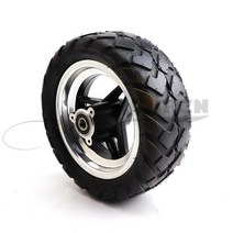 경운기 타이어 80/60-6 tire wheel with inner hub scooter wear-resistant fit ATV Buggy Quad Lawn Mower, [01] 금