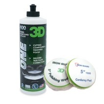 3D 400 ONE 원스텝 컷팅 앤 폴리싱 컴파운드 32온즈, 6인치