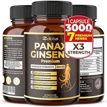 Premium Panax Ginseng Extract 3000mg Stamina Ashwag ha Saw Palmetto Tribulus 트리뷸러스