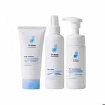 닥터딥 미네랄 모이스처케어 3종세트(스킨토너 200ml+멀티에멀젼 150ml+올인원클렌징 150ml), 단품