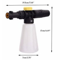 속도측정기 스피드건 속도 측정 시리즈와 호환되는 조절이 가능한 세차 거품 발생기 비접촉, 하얀