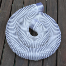 투명 배관 PVC 자바라 호스 연장 내경 50mm 1M, 내경 50mm 미터