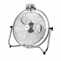 홍진테크 한빛 지구본 공업용데스크팬 HV-1722SD(크롬)20인치 좌우회전박스팬 공업용선풍기, HV-1722SD(크롬)