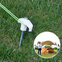 야광타프팩 텐트 캠핑 데크팩 형광 말둑 지지대 핀 스크류 가공 고정