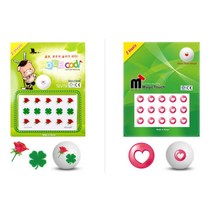 나만의 골프공구별용 부착 모양 스티커 1P 홀인원선물 골프용품선물 기념품, 1개, 15.돼지골프