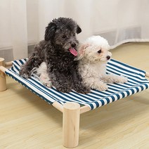 버디캣 피크닉 강아지 고양이 해먹 침대 원목, 그레이 리필