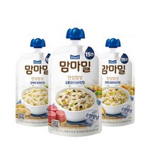 맘마밀 안심이유식 15개월 (소불고기가지 닭백숙찹살 전복모듬채소), 3개