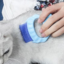 브러쉬 빗질 강아지 빗 추천 부드러운 안아픈 고양이, 2-조개빗-핑크