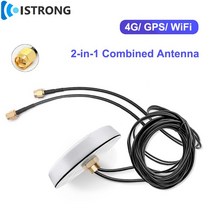 무선카플레이 카링크 gps 증폭기 재방사 네비게이션미러링 4g wifi 2-in-1 결합 캐비닛 안테나 828dbi 고 이득 야외 방수 안테나 장거리 신호 부스터 sma, 4g 와이파이