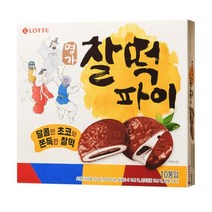 [메가마트]롯데 명가 찰떡파이 350g, 1개, 140Kcal