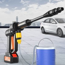ZH 무선 고압세척기 휴대용 고압 세차기 충전식 800W, 4세대 고압세척기 200W