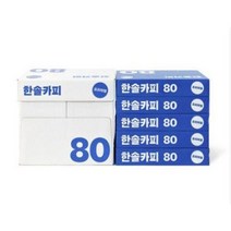 한솔복사용지 80gA4(500매x5=2500매입)