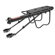 자전거 짐받이 리어 투어 랙 짐칸 안장 MTB 산악 종주, 짐받이 + 시트 쿠션