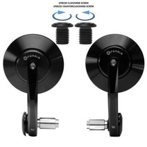 바이크 오토바이 미러 라운드 사이드 백미러 CNC 혼다 반란군 CB300R CB650R 야마하 XSR700 XSR900 가와사키 Z650RS Z900RS 스즈키 SV650, 801-0028 hole plug