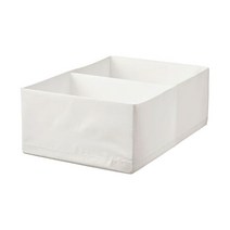 이케아 스투크 칸막이정리함 화이트 34x51x18cm, 1개