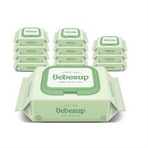 베베숲 제로 아기물티슈 휴대캡형, 208팩, 20매