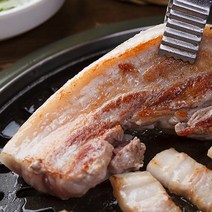 첫번째수확 제주도 토종 흑돼지 오겹살 삼겹살 구이 1kg, 1박스, 후라이팬 구이용(두께0.8cm)