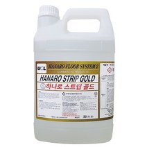 하나로스트립골드 3.75L 바닥 왁스 박리제 타일 데코타일 바닥 광택 제거 박리세제, 1개