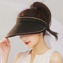 몽땅겟 여성 챙넓은 햇빛가리개 모자 여름 썬캡 밀짚 모자 라탄 라피아햇