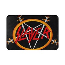 미끄럼 방지 침실 거실 러그 카펫 슬레이어 펜타그램 로고 메탈 락 밴드 블랙 사이즈 S 2Xl 클래식 도매 순수 심플한 야외활동 러그 카펫, 13 Carpet-13, 01 40x60cm
