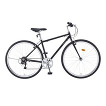 레스포 스팩트 7단 700C 하이브리드 440 자전거 + 무료 조립 쿠폰, 블랙, 164cm