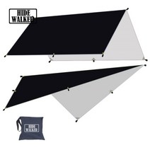 루프탑텐트 루프탑텐트하드세단 차박텐트 우레탄창차박텐트아웃도어 방수 타프 3x3 3x4 3x5 차양 캠핑 캐노, 05 black_03 3x5m