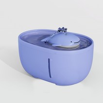 고양이급수기 고양이정수기 자동 애완 동물 고양이 개 물 마시는 스마트 2ml, 1.파란