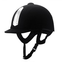 승마 용품 헬멧 모자 머리보호 장비 남성 여성 승마모자, 검정   54cm