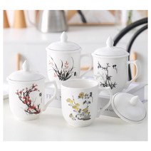 사군자 머그컵 4P 세트, 4개