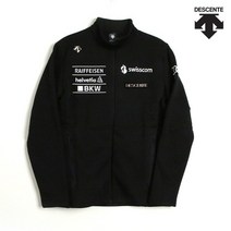 데상트 데상트후드집업 UQC SM323SFT91-BLK 남녀공용 스위스 스키팀 기모 트레이닝 집업 _