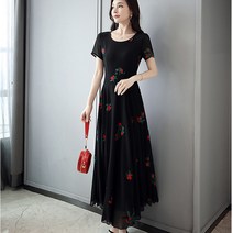 SAMARA 여름 중년 원피스 빅사이즈 하객 어머님 결혼식