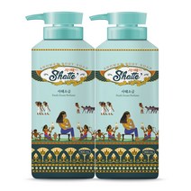 무궁화 샤워때비누 사해소금, 2개, 900ml