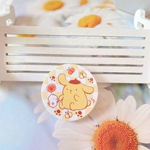 산리오 담요 시나모롤 쿠로미 카와이 키티 마이 멜로디 Sanrioed 만화 귀여운 퀵샌드 휴대 전화 홀더 패치 애니메이션 플러시 장난감 소녀용 생일 선물