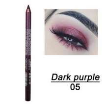 아이쉐도우 아이메이크업 아이 스틱 글리터 섀도우 팔레트 펄아이 애교살 눈화장 여러 가지 빛깔의 라이너 펜 컬러 라이너 방수 메이크업 도구 블루 블랙 그린 퍼플 핑크 브라운, 어두운 보라색, 1개