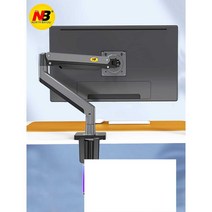 nbf100a 컴퓨터 모니터암 암마운트 거치대 지지대, 17-30인치 2-9KG  블랙