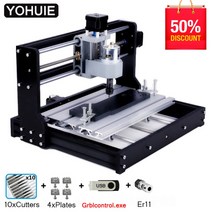 레이저 각인기 마킹기 마킹머신 마킹기 소형 각인 레터링 인쇄기 날인기 cnc 3018 pro laser 조각기 wood cnc 라우터 기계 grbl er11 취미 diy 조각 기계, 협력사, 기준, 오프라인 제어 없음