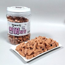 [에이치플러스몰] D18 반려견 통간식 멍메이징 연어 1kg x12개, 상세 설명 참조, 1000g