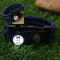 다기능 생존 팔찌 다크블루 입대전준비물 군입대필수품